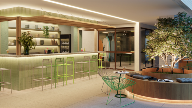 Residencial All Jardim Oceânico bar da piscina area de lazer Residencial All Jardim Oceânico bar da piscina area de lazer