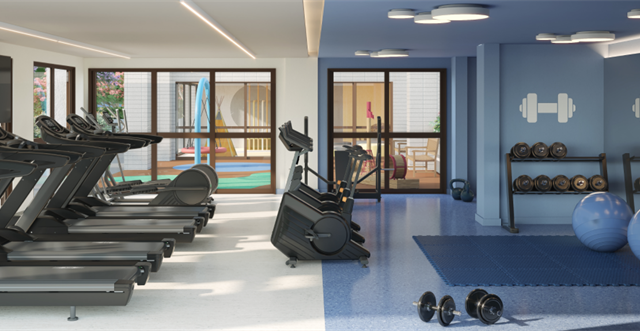 Residencial All Jardim Oceânico fitness area de lazer