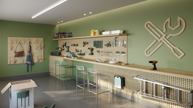 Residencial All Jardim Oceânico oficina de compartilhamento area de lazer Residencial All Jardim Oceânico oficina de compartilhamento area de lazer