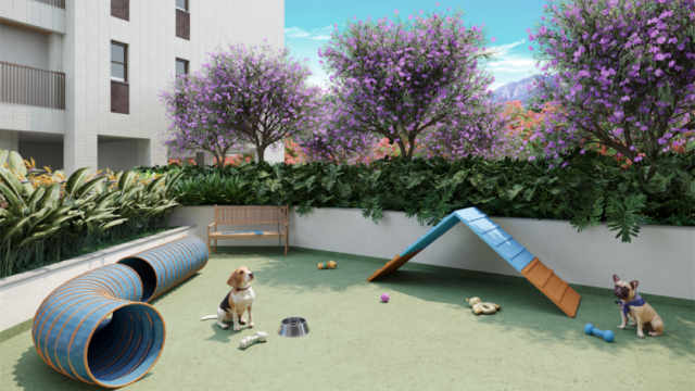 Residencial All Jardim Oceânico Pet garden area de lazer