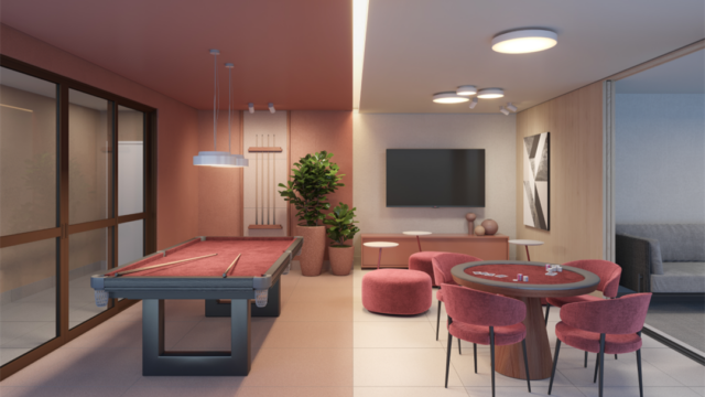 Residencial All Jardim Oceânico area de lazer salão de jogos Residencial All Jardim Oceânico area de lazer salão de jogos