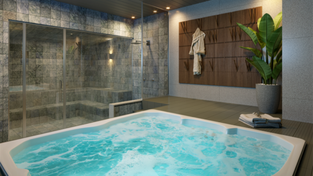 Residencial All Jardim Oceânico Spa area de lazer Residencial All Jardim Oceânico Spa area de lazer