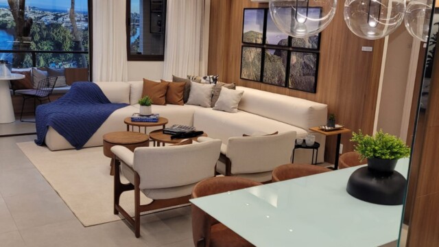 Residencial All Jardim Oceânico apartamento decorado