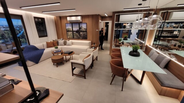 Residencial All Jardim Oceânico apartamento decorado