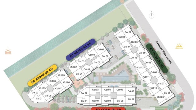 Residencial All Jardim Oceânico plantas dos apartamentos Residencial All Jardim Oceânico plantas dos apartamentos