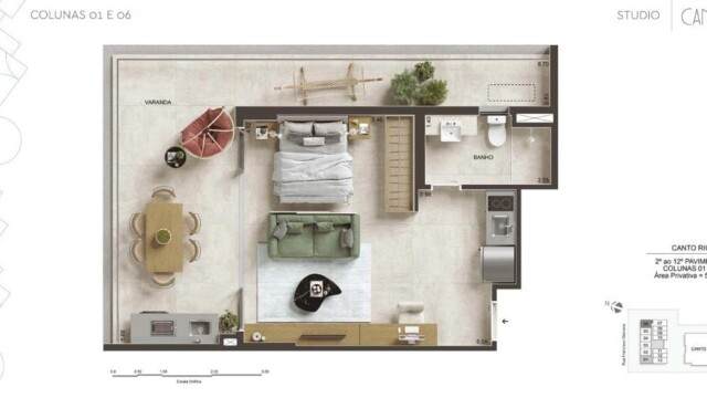 Canto Mar e Canto Rio Bait plantas dos apartamentos Canto Mar e Canto Rio Bait plantas dos apartamentos