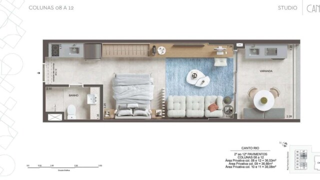 Canto Mar e Canto Rio Bait plantas dos apartamentos Canto Mar e Canto Rio Bait plantas dos apartamentos