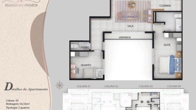 Hadimarc Primus Tijuca plantas dos apartamentos Hadimarc Primus Tijuca plantas dos apartamentos