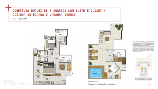 Now Plus Boutique Residences plantas dos apartamentos