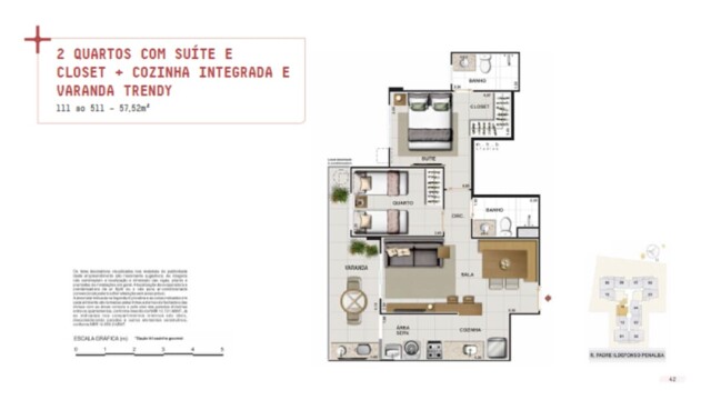 Now Plus Boutique Residences plantas dos apartamentos