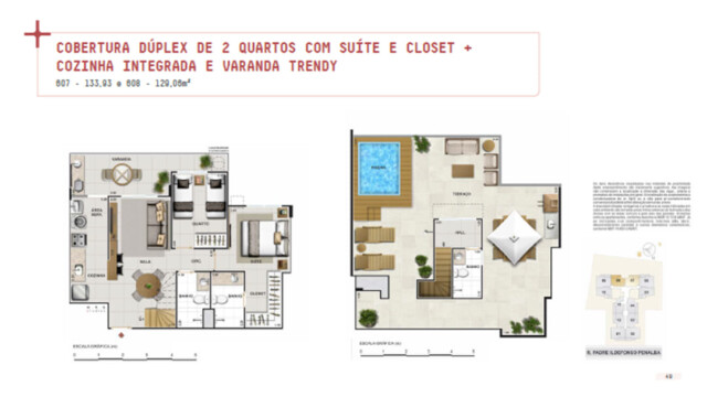 Now Plus Boutique Residences plantas dos apartamentos