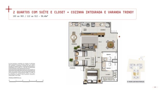 Now Plus Boutique Residences plantas dos apartamentos
