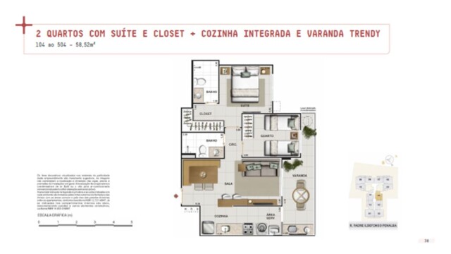 Now Plus Boutique Residences plantas dos apartamentos