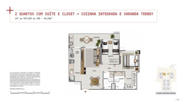 Now Plus Boutique Residences plantas dos apartamentos