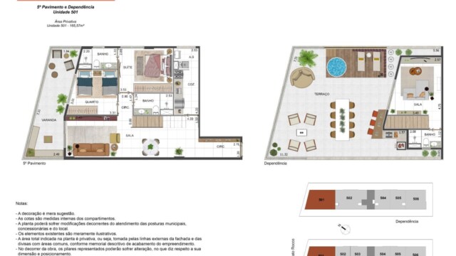 Relier Tijuca Planta Apartamento 501 e Dependência Relier Tijuca Planta Apartamento 501 e Dependência