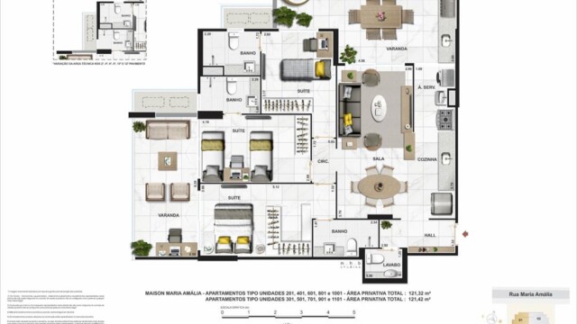 maison maria amalia tijuca planta do apartamento coluna 1