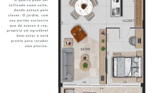 Art Ipanema Residencial plantas dos apartamentos