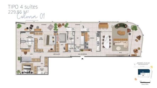 Lineu 708 Lagoa plantas dos apartamentos Lineu 708 Lagoa plantas dos apartamentos