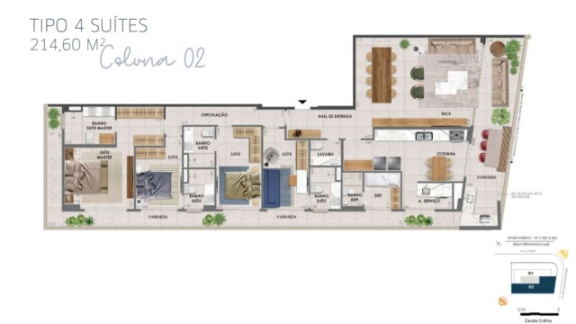 Lineu 708 Lagoa plantas dos apartamentos Lineu 708 Lagoa plantas dos apartamentos