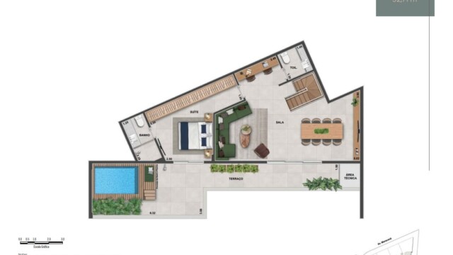 ornato tijuca planta dos apartamentos
