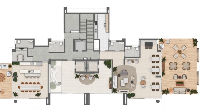 Oceana Golf Absolute Design planta do apartamento Oceana Golf Absolute Design planta do apartamento