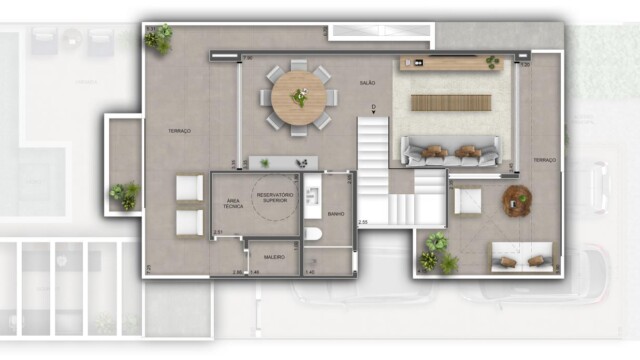 Collection Art Design Home plantas das casas cobertura