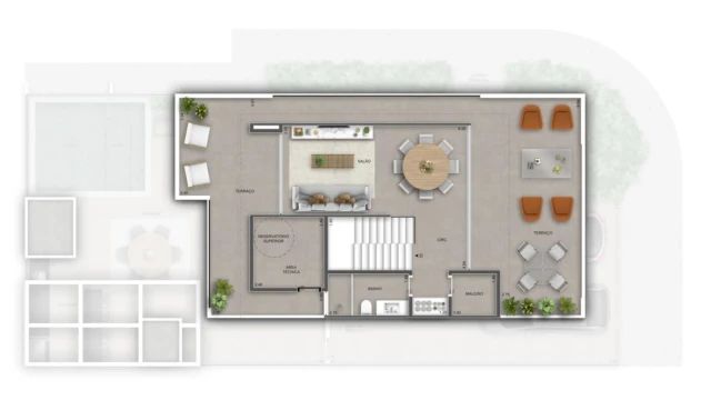Collection Art Design Home plantas das casas cobertura