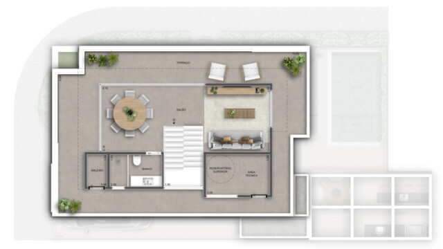 Collection Art Design Home plantas das casas cobertura