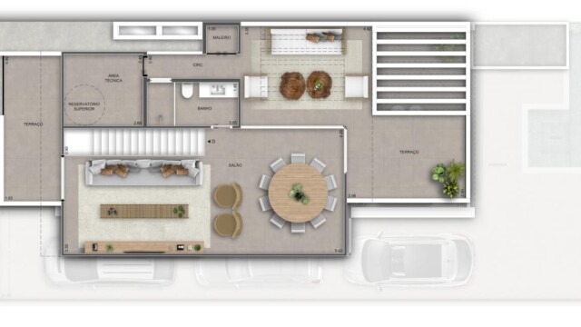 Collection Art Design Home plantas das casas cobertura