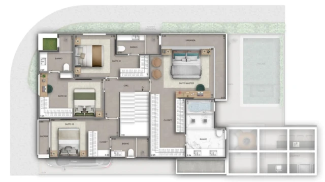 Collection Art Design Home plantas das casas segundo pavimento Collection Art Design Home plantas das casas segundo pavimento