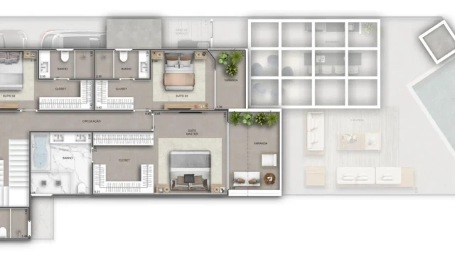 Collection Art Design Home plantas das casas segundo pavimento