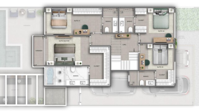 Collection Art Design Home plantas das casas segundo pavimento