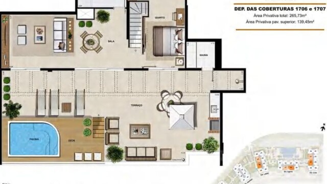 Elos Ilha Pura plantas dos apartamentos