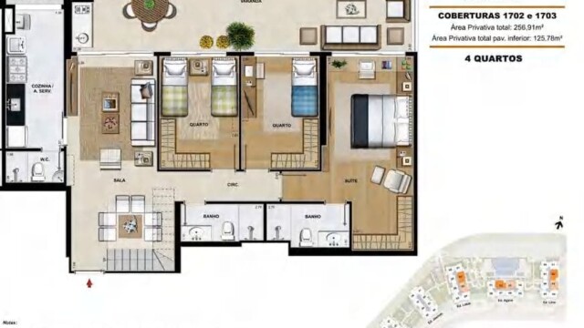 Elos Ilha Pura plantas dos apartamentos Elos Ilha Pura plantas dos apartamentos