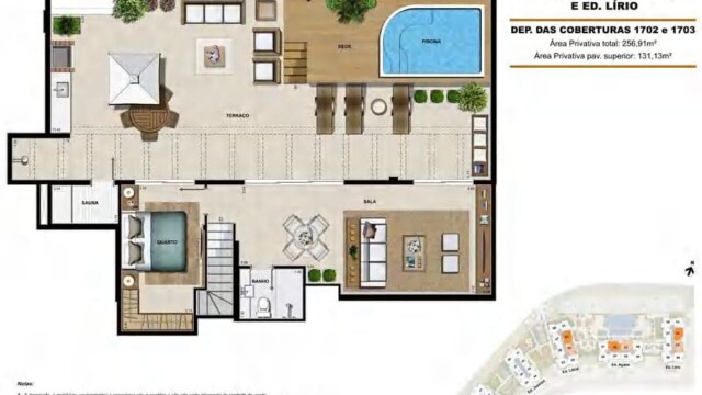Elos Ilha Pura plantas dos apartamentos