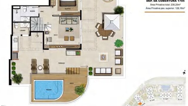 Elos Ilha Pura plantas dos apartamentos