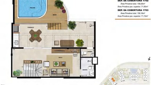 Elos Ilha Pura plantas dos apartamentos