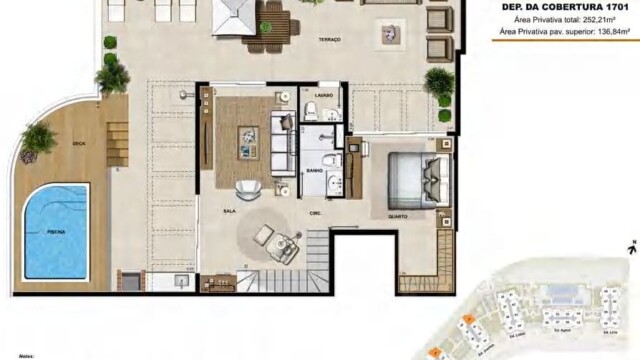 Elos Ilha Pura plantas dos apartamentos