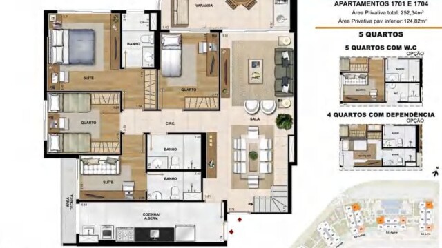 Elos Ilha Pura plantas dos apartamentos Elos Ilha Pura plantas dos apartamentos