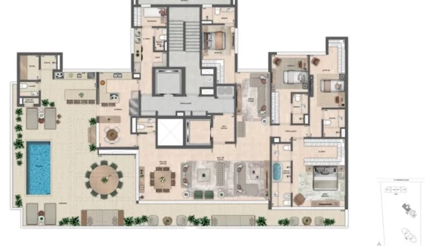 Atlântico Golf Absolute Design plantas dos apartamentos Atlântico Golf Absolute Design plantas dos apartamentos