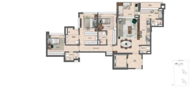 Atlântico Golf Absolute Design plantas dos apartamentos Atlântico Golf Absolute Design plantas dos apartamentos