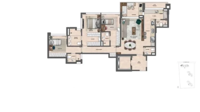 Atlântico Golf Absolute Design plantas dos apartamentos Atlântico Golf Absolute Design plantas dos apartamentos