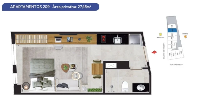 Enredo Riachuelo 201 Centro do Rio de Janeiro RJ plantas dos apartamentos Enredo Riachuelo 201 Centro do Rio de Janeiro RJ plantas dos apartamentos
