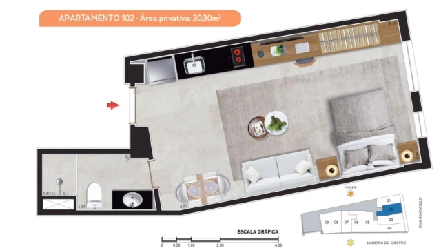 Enredo Riachuelo 201 Centro do Rio de Janeiro RJ plantas dos apartamentos