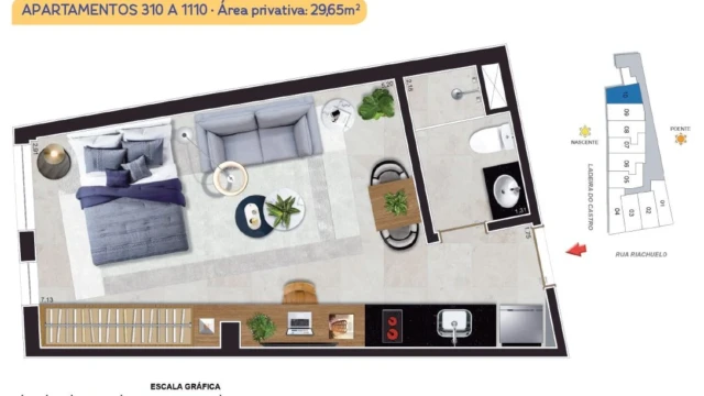 Enredo Riachuelo 201 Centro do Rio de Janeiro RJ plantas dos apartamentos