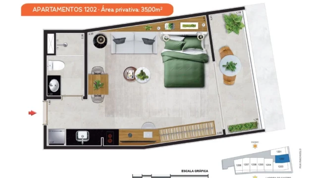 Enredo Riachuelo 201 Centro do Rio de Janeiro RJ plantas dos apartamentos