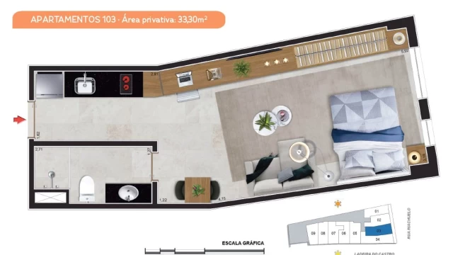 Enredo Riachuelo 201 Centro do Rio de Janeiro RJ plantas dos apartamentos Enredo Riachuelo 201 Centro do Rio de Janeiro RJ plantas dos apartamentos