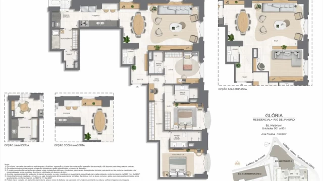 Glória Residencial plantas dos apartamentos do edifício histórico Glória Residencial plantas dos apartamentos do edifício histórico