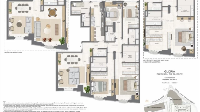 Glória Residencial plantas dos apartamentos do edifício histórico Glória Residencial plantas dos apartamentos do edifício histórico