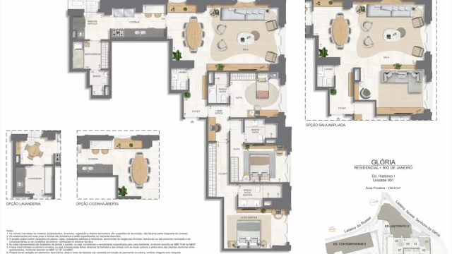 Glória Residencial plantas dos apartamentos do edifício histórico Glória Residencial plantas dos apartamentos do edifício histórico